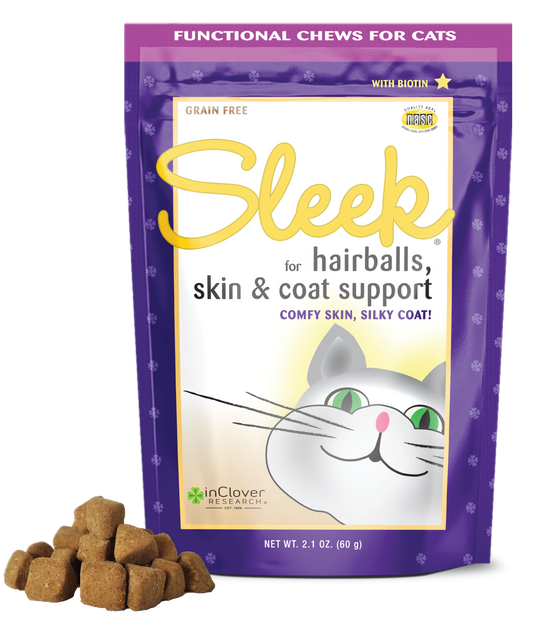 InClover Sleek Skin & Coat Cat Treats