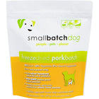Small Batch Freeze Dried Pork Dog Sliders 14oz, Front Pouch