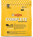 Sojos Complete Beef Dog Food Mix 7lbs, Front Pouch