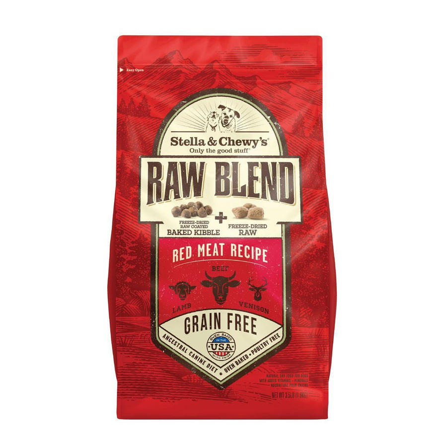 Stella & Chewy's Raw Blend Red Meat Recipe Dog Food, Front Bag