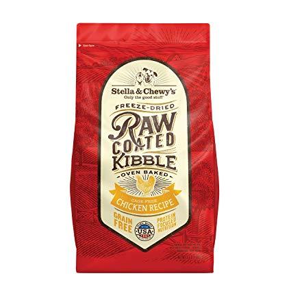Stella & Chewy's Raw Coated Cage Free Chicken Recipe Dog Food 3.5lbs, Front Bag