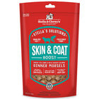 Stella & Chewy's Stella's Solutions Skin & Coat Boost Grass Fed Lamb & Wild Caught Salmon Dinner Morsels Freeze-Dried Raw Dog Food 13oz,Front Pouch