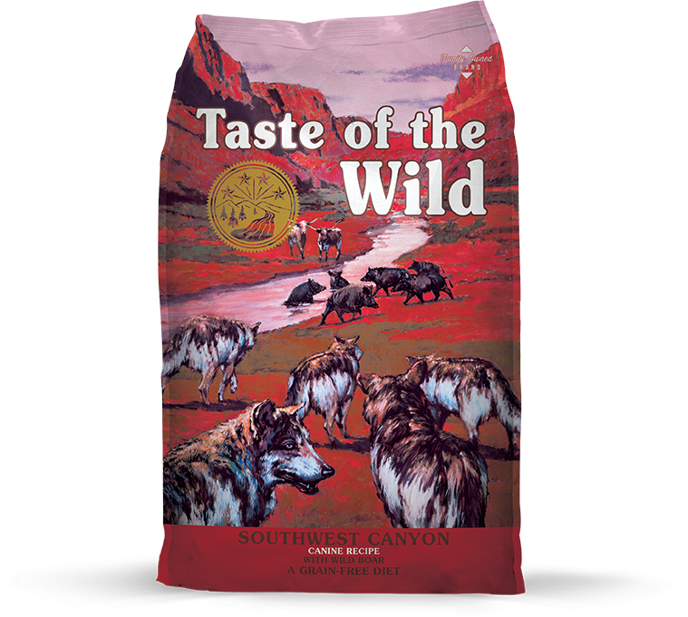 Taste Of The Wild Grain Free Southwest Canyon with Wild Boar Dry Dog Food, Front Bag