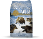 Taste Of The Wild Pacific Stream Dry Dog Food, Front can