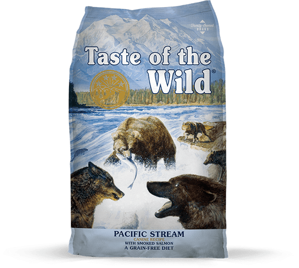 Taste Of The Wild Pacific Stream Dry Dog Food, Front can