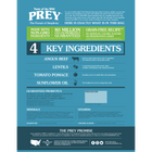 Taste of the Wild Prey Angus Beef Dog Food, Back of Bag