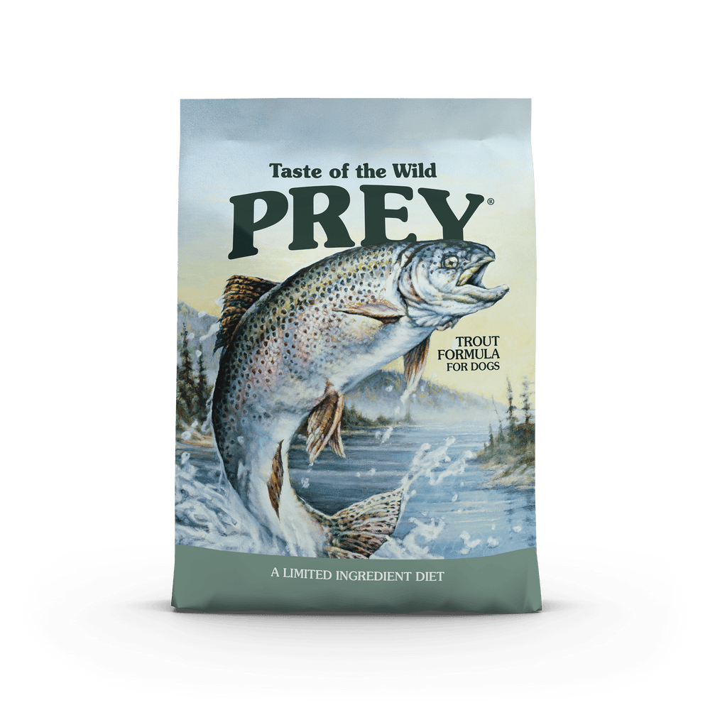 Taste of the Wild Prey Trout Dog Food, Front of Bag