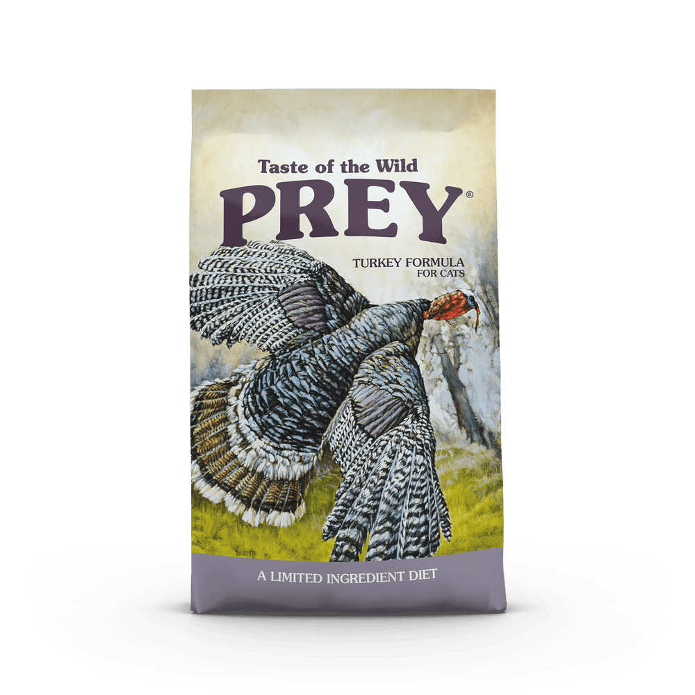 Taste of the Wild Prey Turkey Cat Food, Front Bag