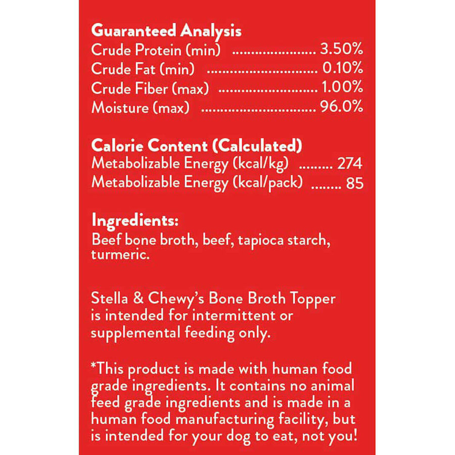 Stella & Chewy's Grass-Fed Beef Broth Topper