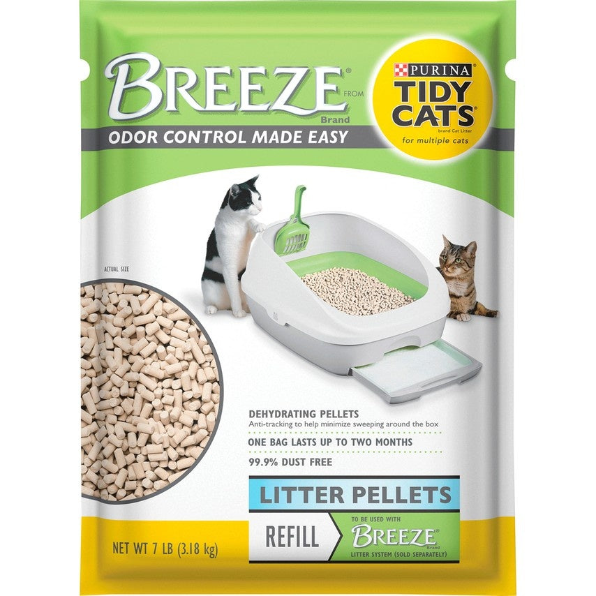 Tidy Cat Breeze Cat Litter Pellets 7lbs Front Packaging