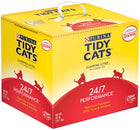 Tidy Cats Scoop 24/7 Performance Continuous Odor Control for Multiple Cats Cat Litter 40LB, Front Box