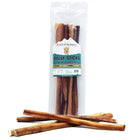 Tuesday's Natural Dog Company Odor Free Thick Bully Sticks Dog Treat 8oz, Tough, Front Packaging
