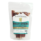 Tuesday's Natural Dog Company Odor Free Thick Bully Sticks Dog Treat 8oz Tough, Front Packaging