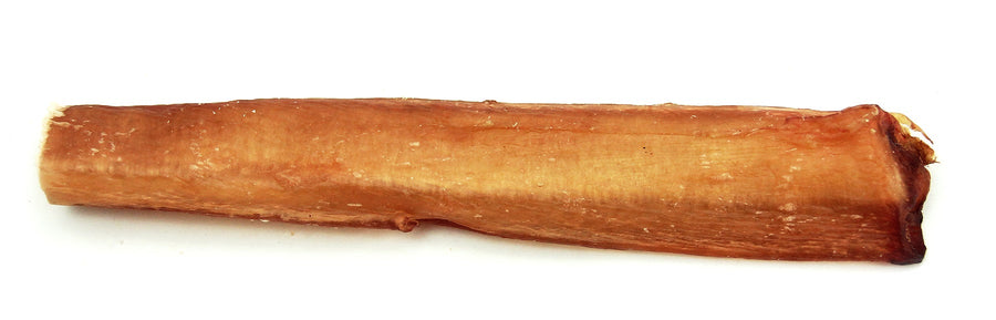 Tuesday's Natural Dog Company Odor Free Thick Bully Sticks Dog Treat, Close Up