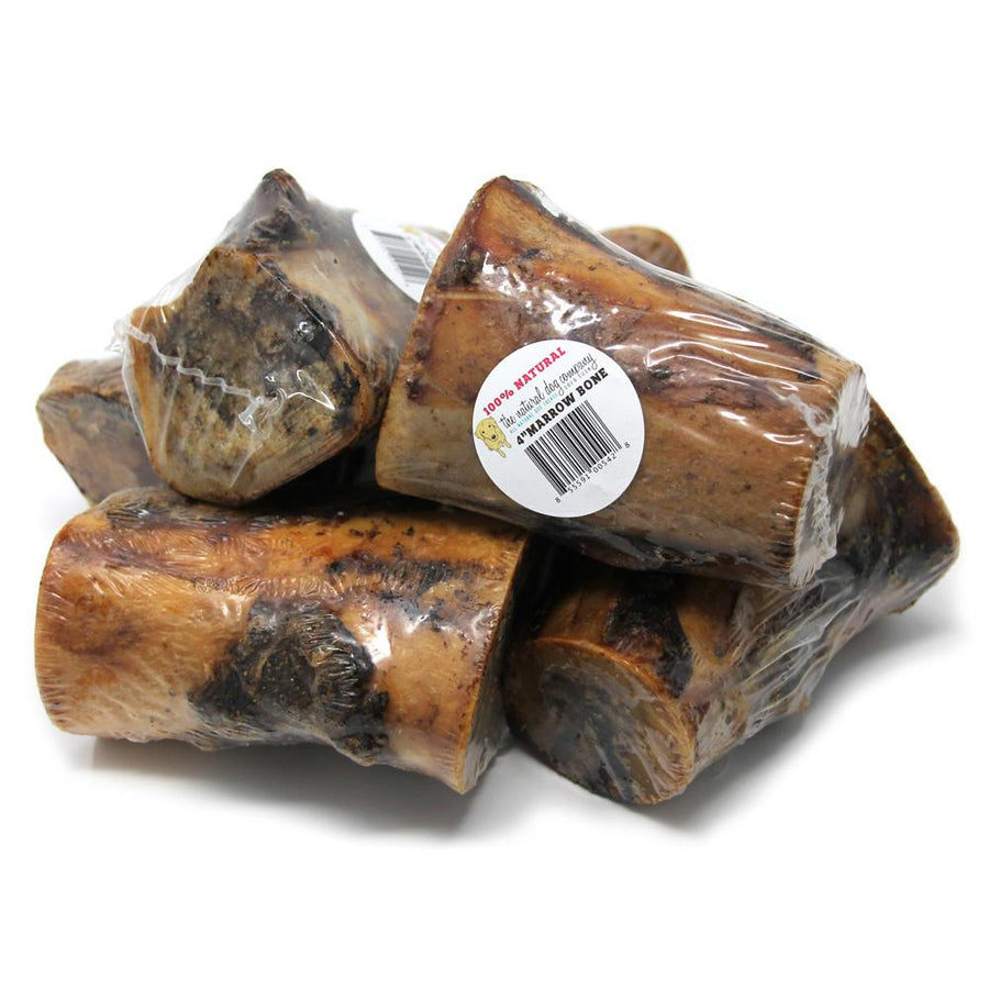 Tuesday's Natural Dog Company Smoked Beef Marrow Bone Dog Treat Pile