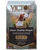 Victor Purpose Senior Healthy Weight Dog Food 40lbs, Front of bag