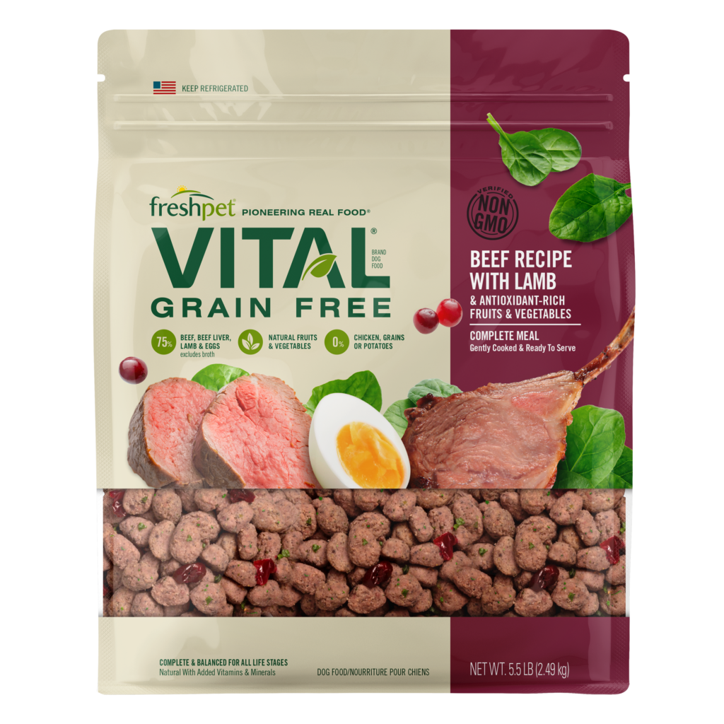 Fresh Pet Vital Grain Free Complete Meal Beef with Lamb Recipe for