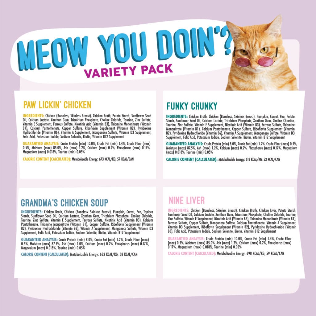 Weruva Meow You Doin? Classic Canned Variety Pack
