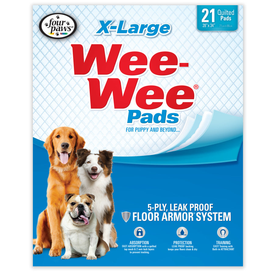 Four Paws Wee-Wee Extra Large Puppy Housebreaking Pads