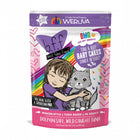 Weruva BFF Tuna & Beef Baby Cakes Recipe Pouches Wet Cat Food 3oz, Front Pouch