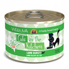 Weruva Cats in the Kitchen Lamb Burgerini Canned Cat Food 6oz, Front Can