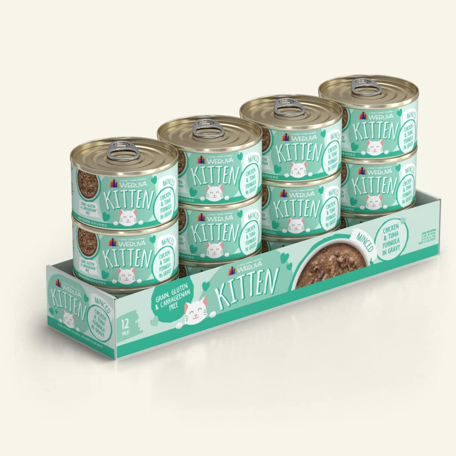 Weruva Kitten Chicken & Tuna Canned Food 3oz, 12 Cans Pack