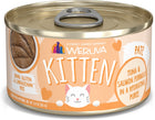 Weruva Kitten Tuna & Salmon Canned Food 3oz,  Front Can