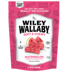 Wiley Wallaby Watermelon Australian Style Licorice 10oz, Front Packaging