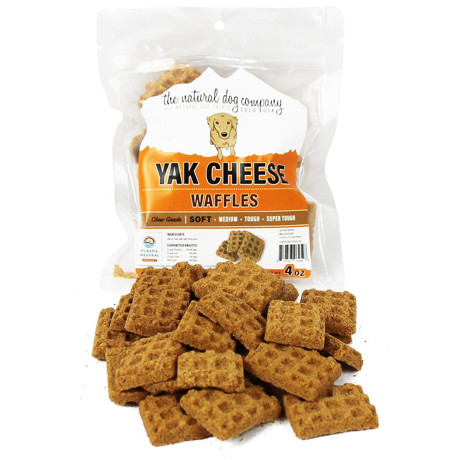 Tuesday's Natural Dog Company Yak Cheese Waffles Dog Treat