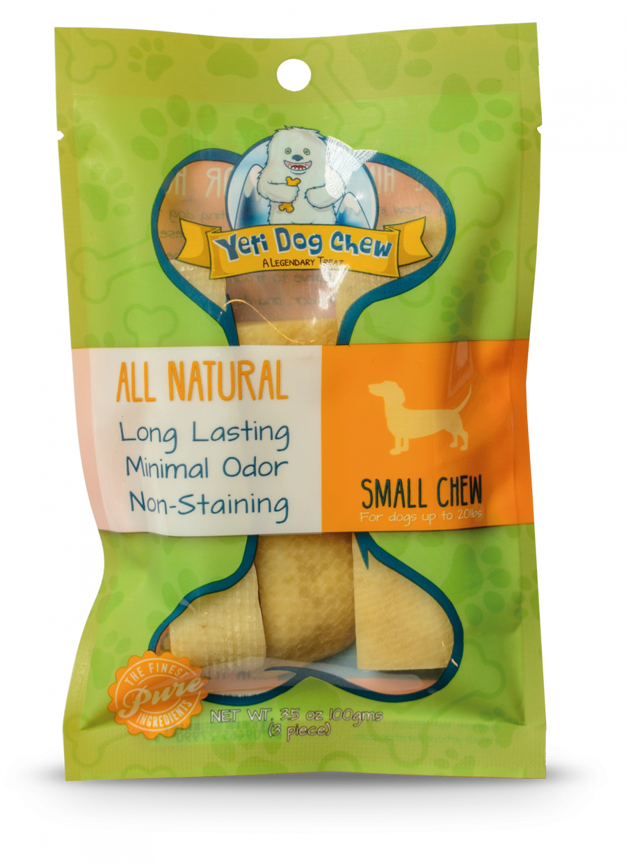 Yeti Dog Chew Small, Front Pack