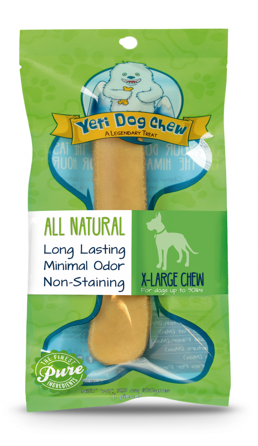Yeti Dog Chew XL, Front Pack