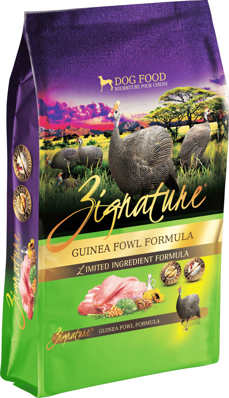 Zignature Limited Ingredient Diet Grain Free Guinea Fowl Recipe Dry Dog Food