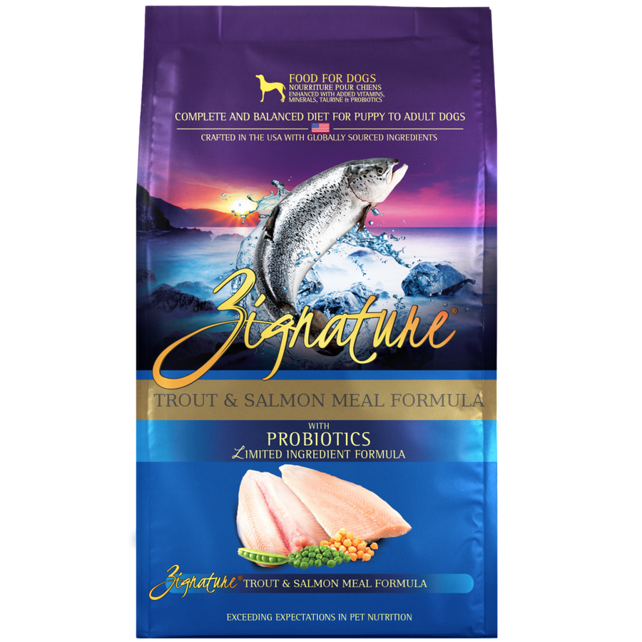 Zignature Trout & Salmon Meal Formula Dry Dog Food