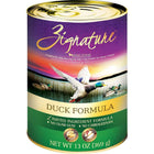 Zignature Limited Ingredient Diet Grain Free Duck Recipe Canned Dog Food 13oz, Front Can