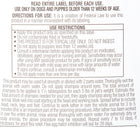 Zodiac Flea & Tick Oatmeal Shampoo For Dogs, Label and Use Restrictions