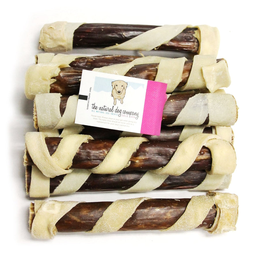 Tuesday's Natural Dog Company Spiral Chewy Bulls Dog Treat