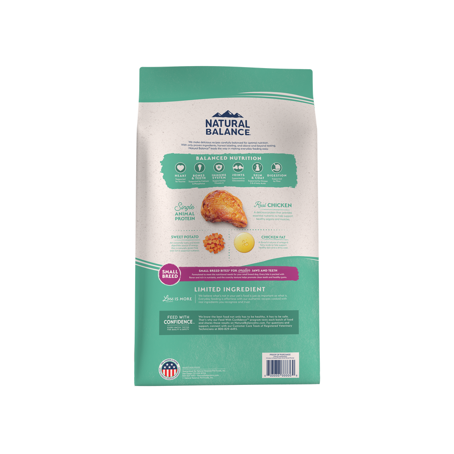 Natural Balance® Limited Ingredient Grain Free Chicken & Sweet Potato Small Breed Recipe Dry Dog Food