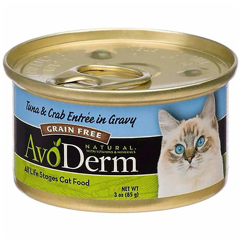AvoDerm Natural Tuna and Crab Meat Chunks Canned Cat Food