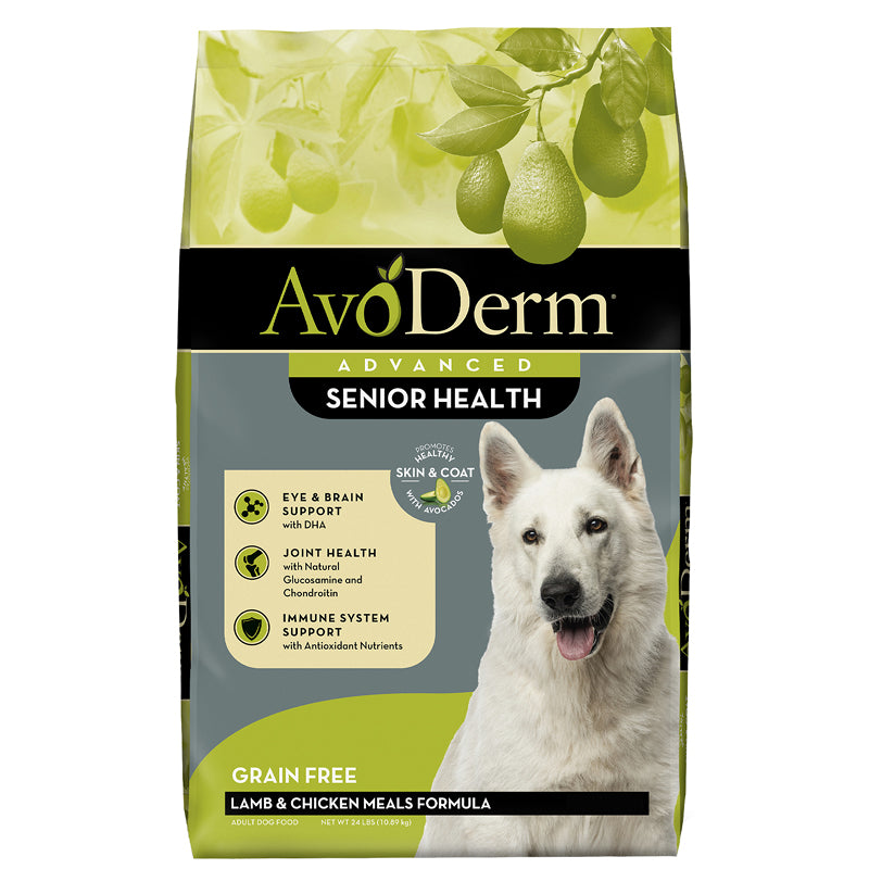 Avoderm Senior Health Grain Free Lamb Meal Formula Dry Dog Food