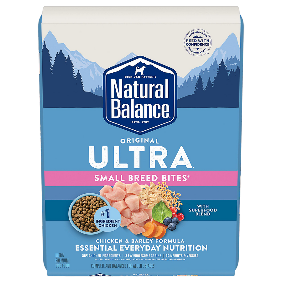 Natural Balance® Original Ultra® All Life Stage Chicken & Barley Small Breed Bites Recipe Dry Dog Food