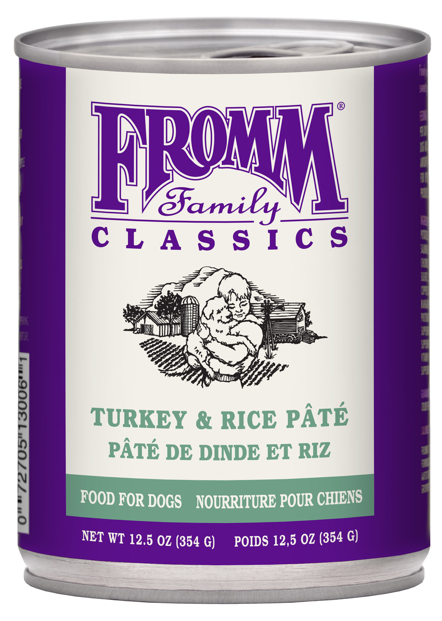 Fromm Family Classic Turkey & Rice Pate Canned Dog