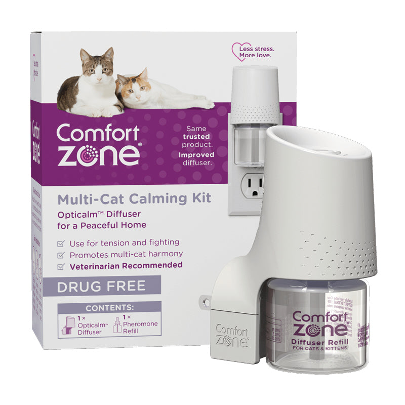 Comfort Zone Multi-Cat Pheromone Calming Kit