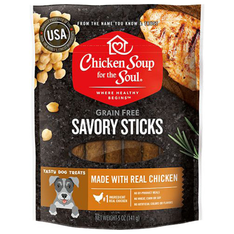 Chicken Soup for the Soul Grain Free Savory Sticks Chicken Dog Treats