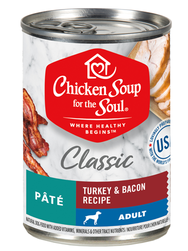 Chicken Soup For The Soul Classic Turkey & Bacon Pate Canned Dog Food