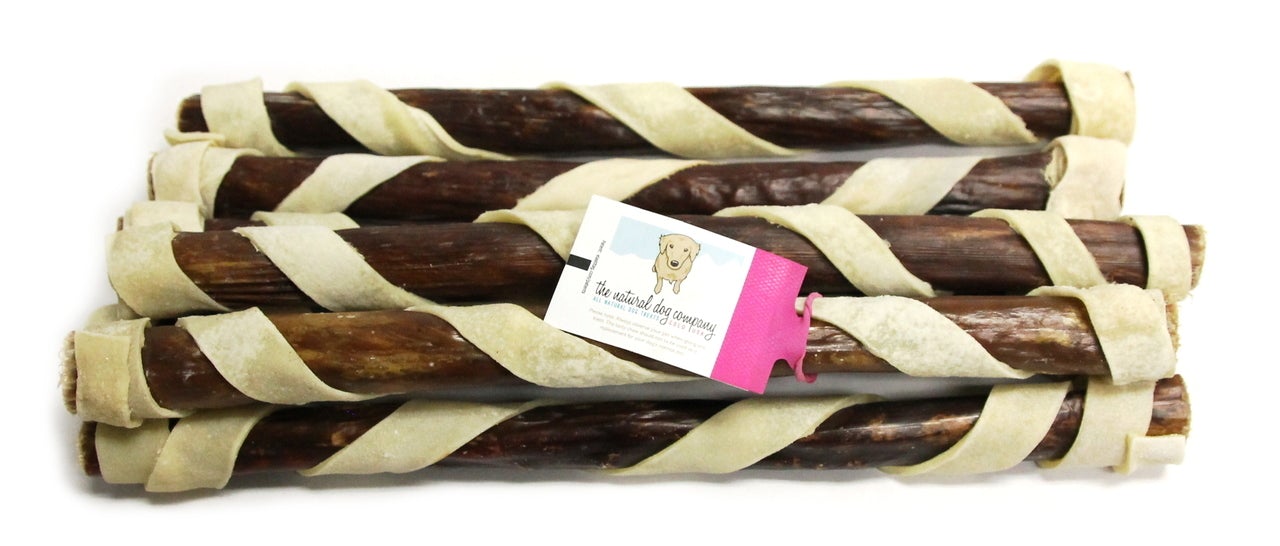 Tuesday's Natural Dog Company Spiral Chewy Bulls Dog Treat