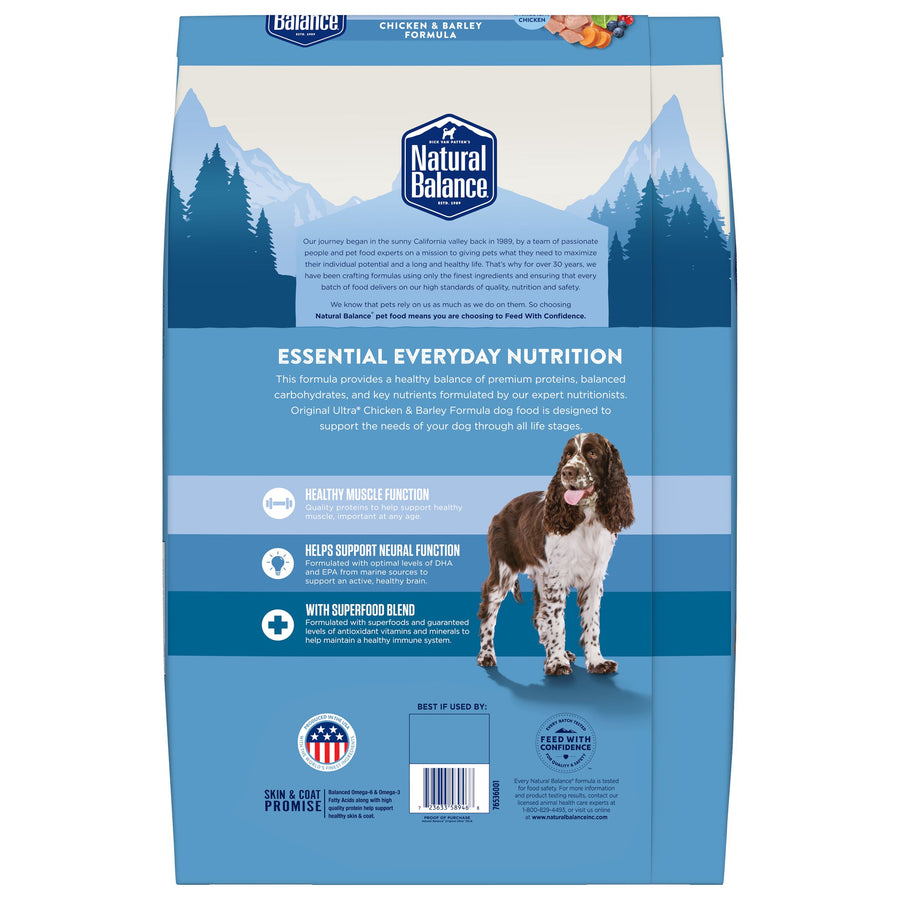 Natural Balance® Original Ultra® All Life Stage Chicken & Barley Recipe Dry Dog Food