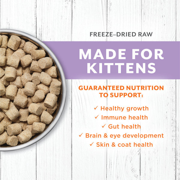 Instinct Longevity 100% Freeze Dried Raw Meals Cage-Free Chicken Recipe For Kittens