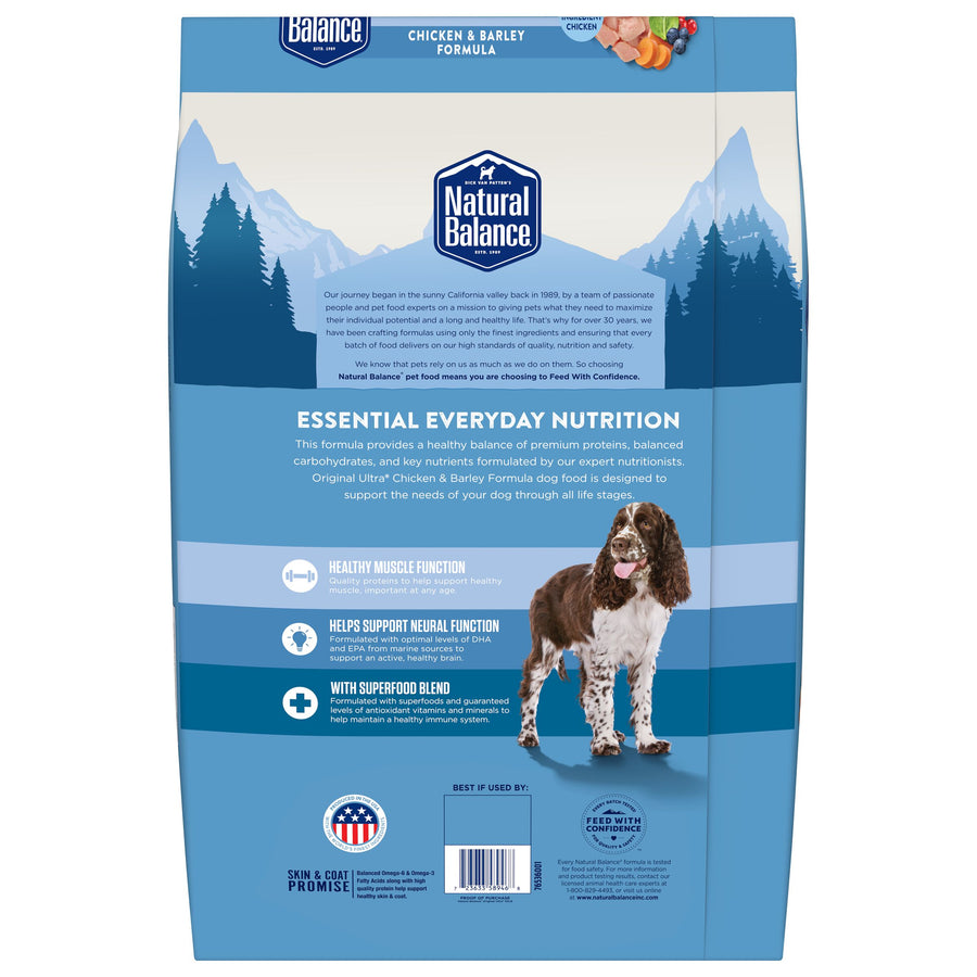 Natural Balance® Original Ultra® All Life Stage Chicken & Barley Recipe Dry Dog Food