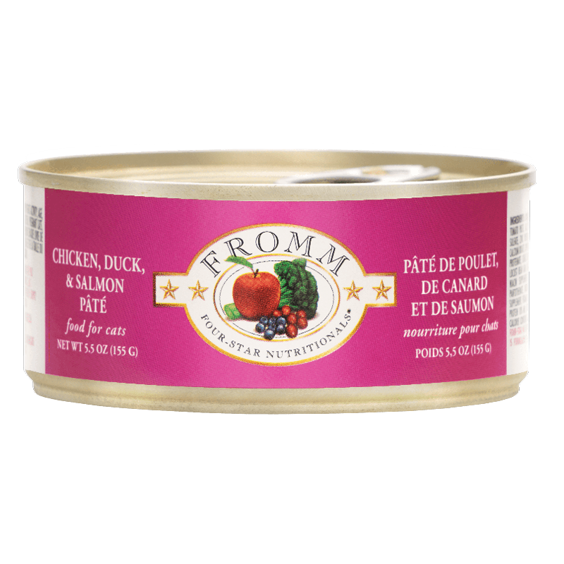 Fromm Four-Star Nutritionals Chicken, Duck, & Salmon Pate Food for Cats