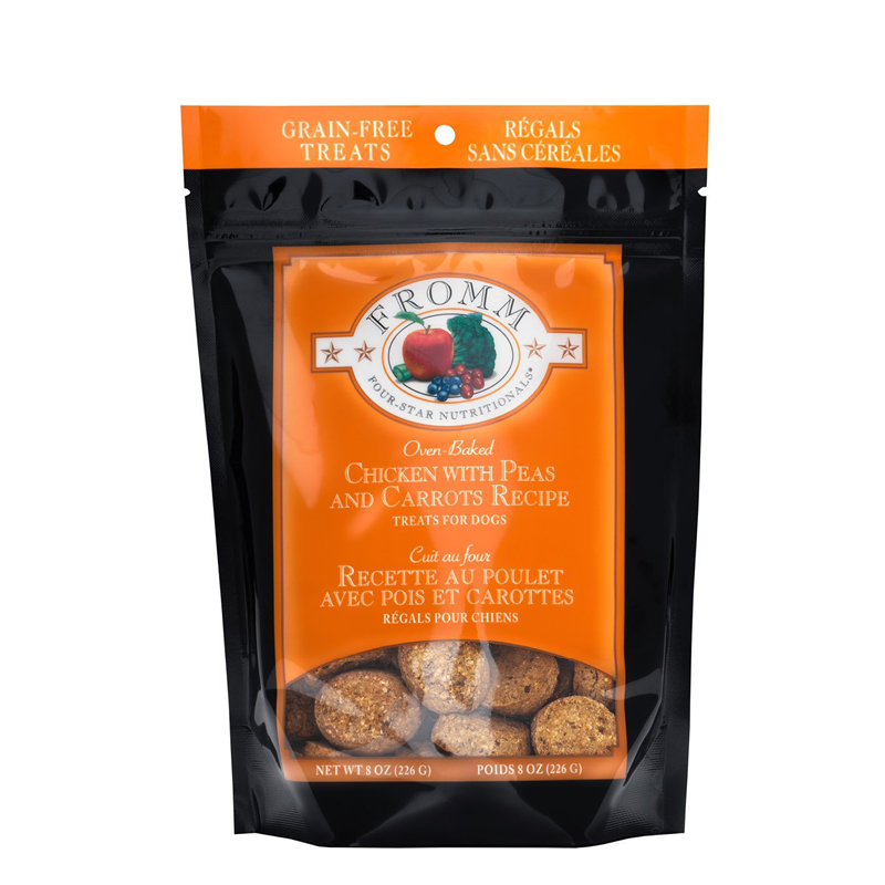 Fromm Four-Star Nutritionals Oven-Baked Chicken with Peas and Carrots Treats for Dogs